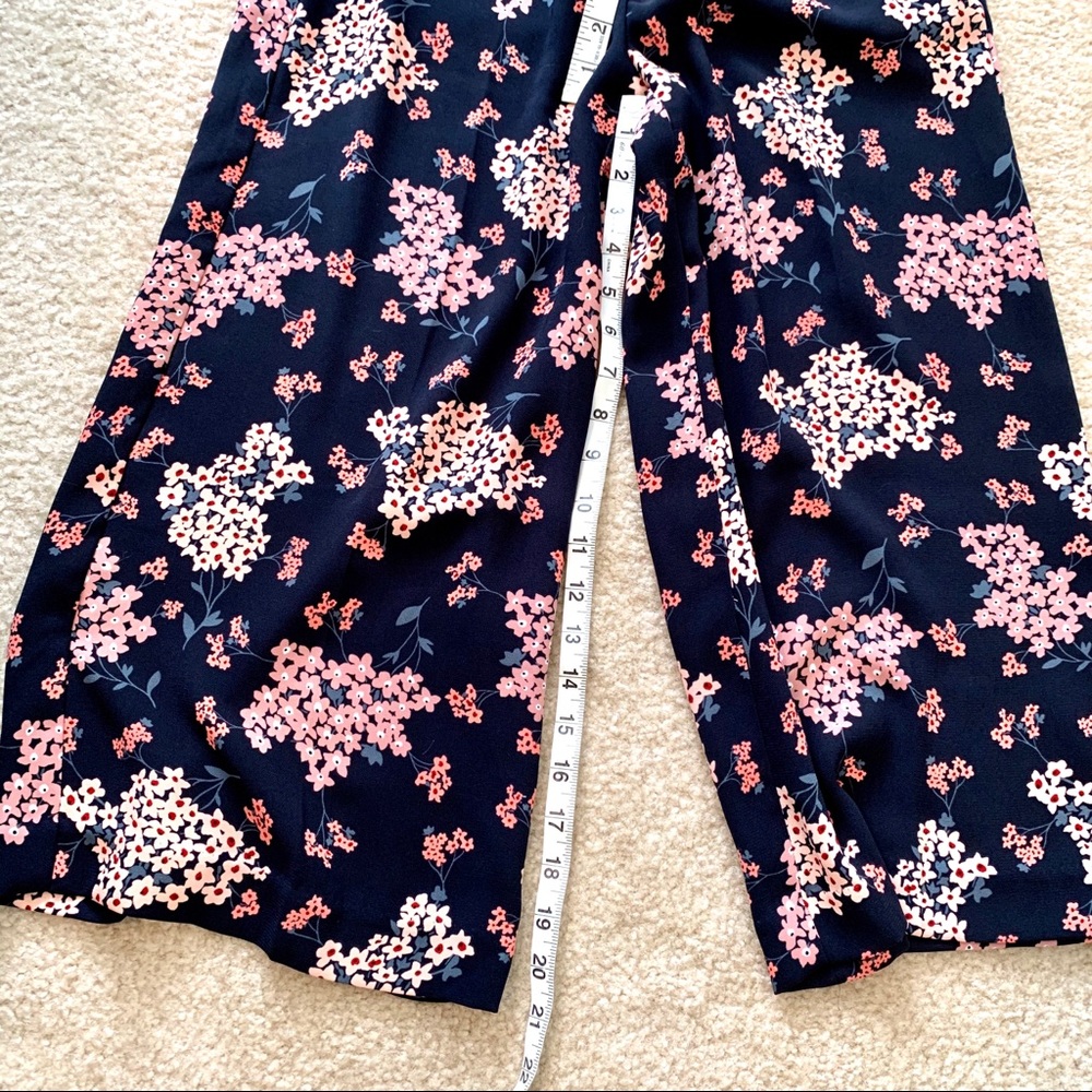 Loft Petites Blue Floral Culottes - Picture 4 of 8